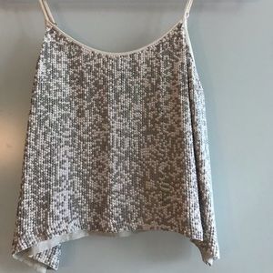 MLV Crop sequin top
